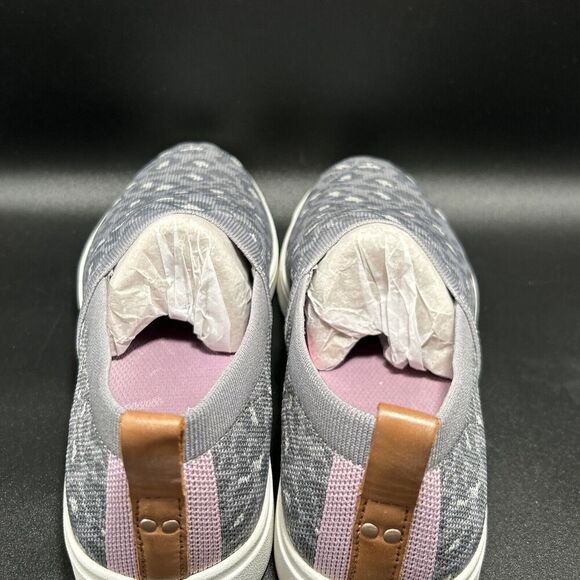 Ryka Slip On Shoe Women’s 8W Purple Animal Print Stretch Knit - Hera TINI - Picture 6 of 7